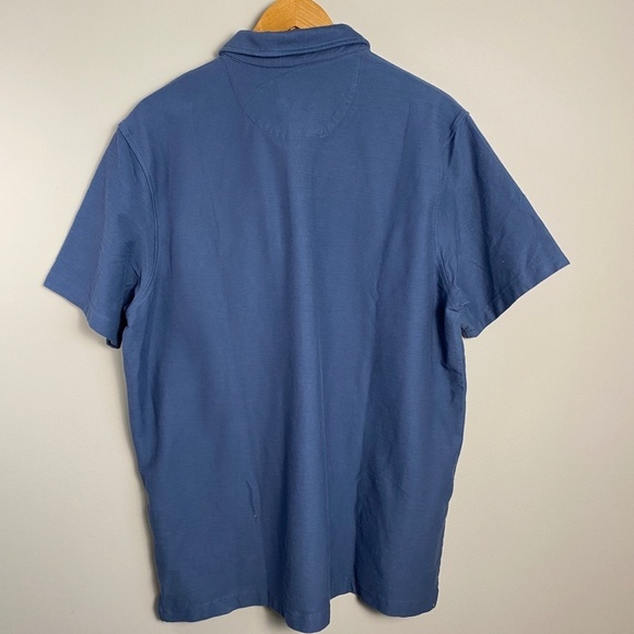 Jachs New York Men's Short Sleeve Blue Medium Weight Polo Shirt Size XL Pocket - Picture 7 of 13
